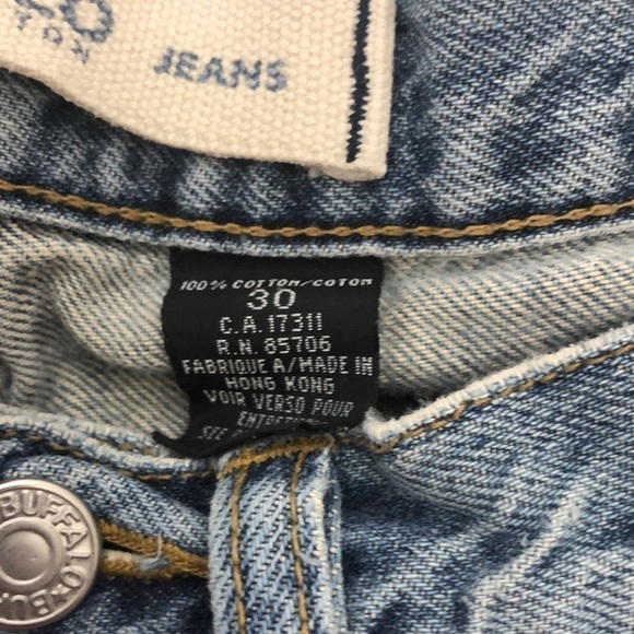 VINTAGE STRAIGHT LEG BUFFALO DAVID BITTON DENIM SIZE 30 - Picture 7 of 8